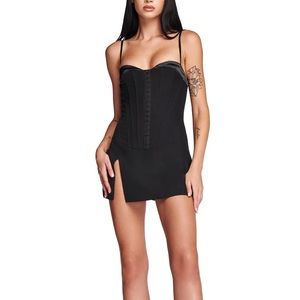 I AM GIA FRIELLA DRESS, BLACK - SIZE XL